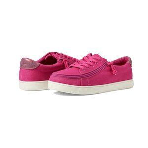NO BOX Billy Footwear Women Sneaker Low Top Zip Up Pink Adaptive Size 7 W 1C457